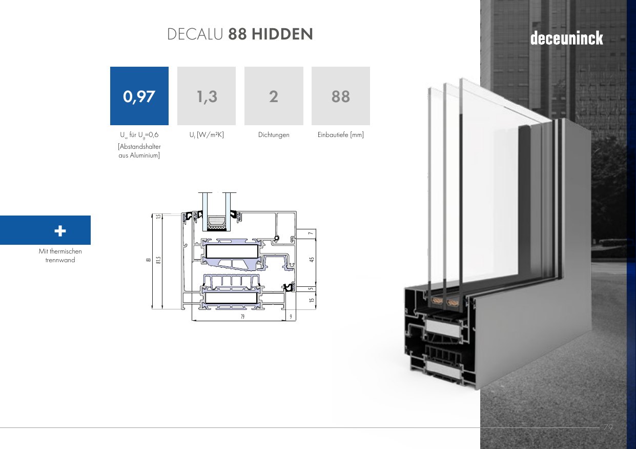 Decalu 88 Hidden – Abbildung aus dem Produktkatalog