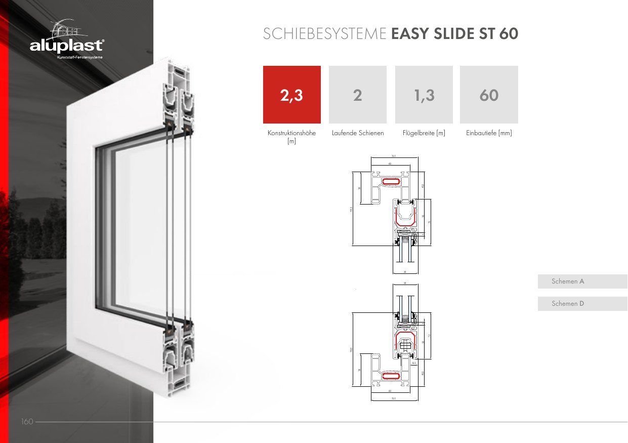 Easy Slide ST 60 – Abbildung aus dem Produktkatalog