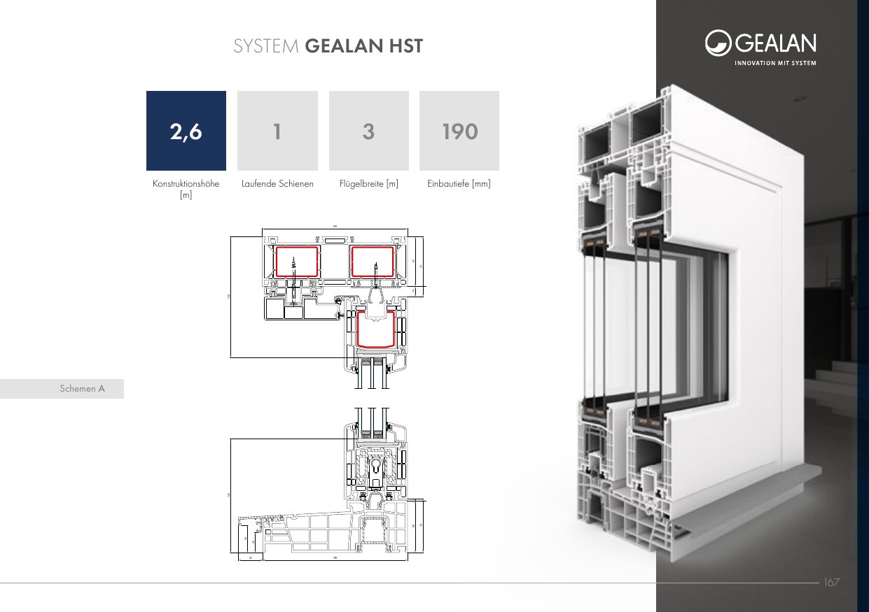 GEALAN HST – Abbildung aus dem Produktkatalog
