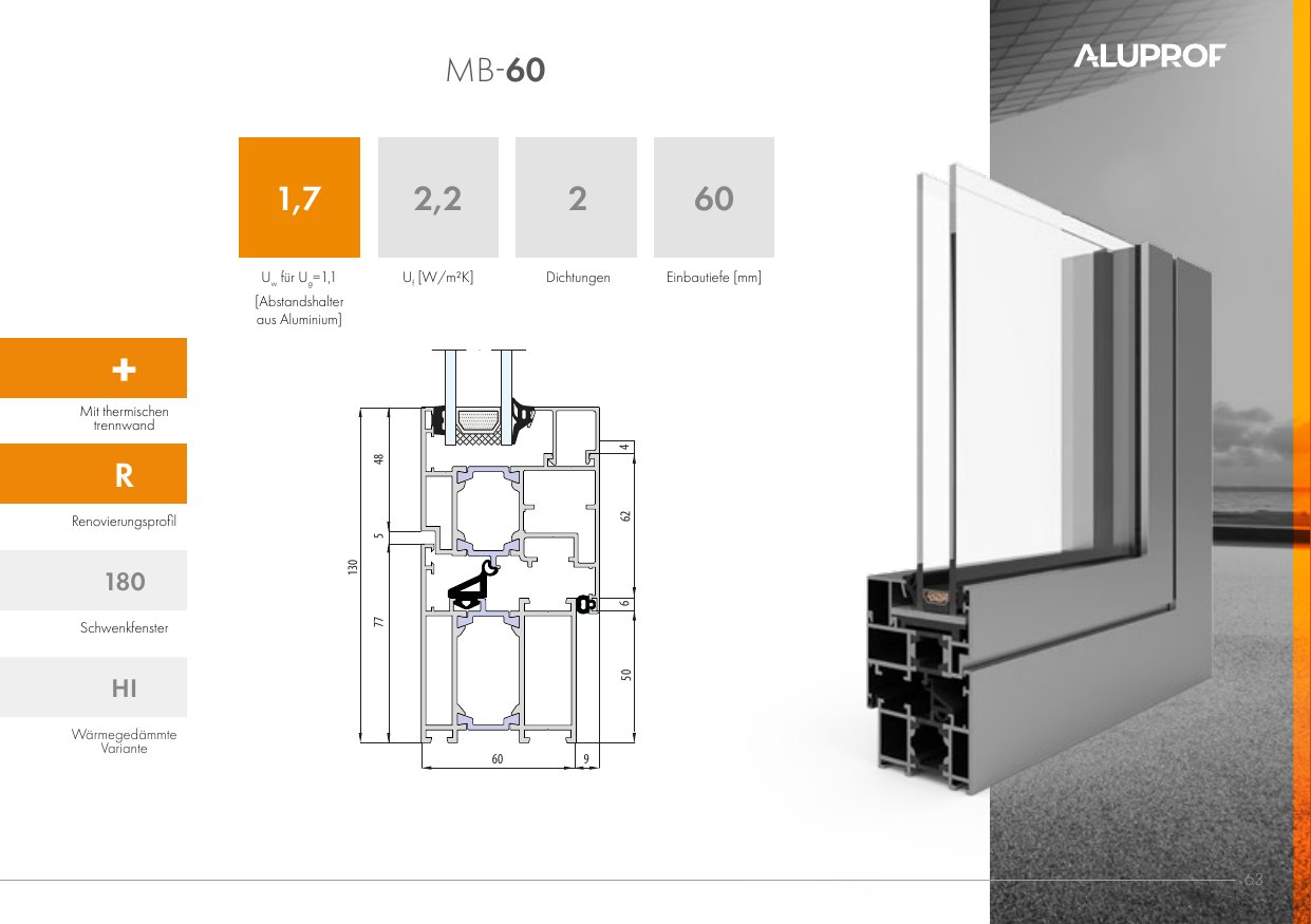 MB-60 – Abbildung aus dem Produktkatalog