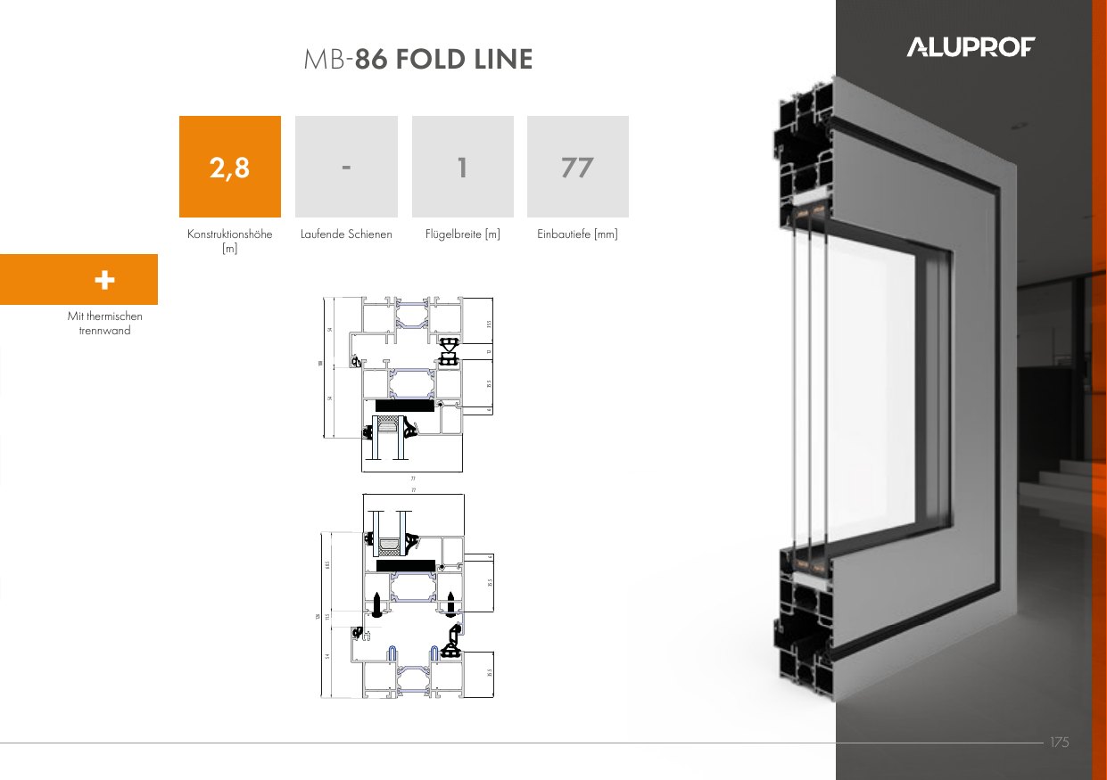 MB-86 Fold Line – Abbildung aus dem Produktkatalog