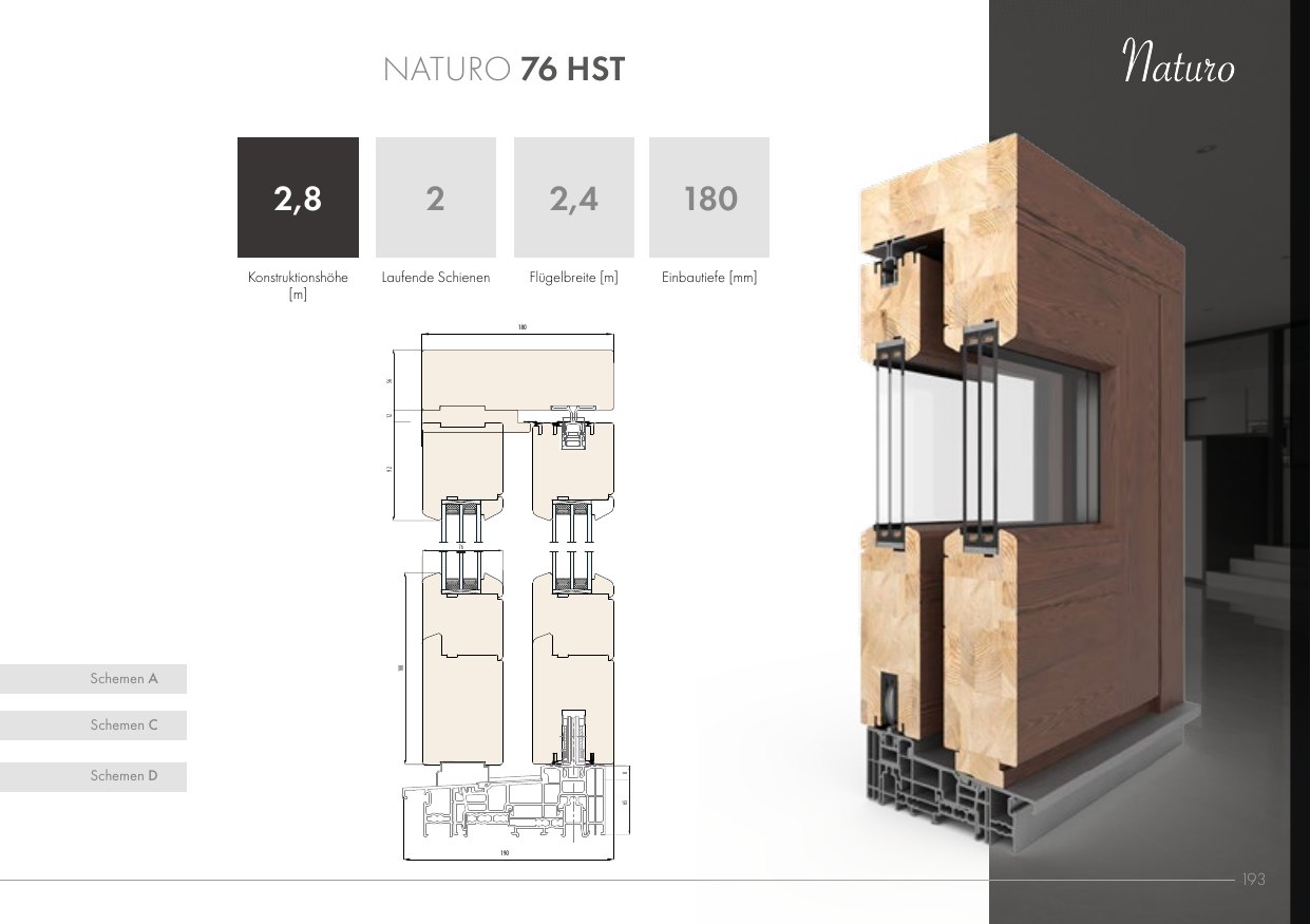 Naturo 76 HST – Abbildung aus dem Produktkatalog