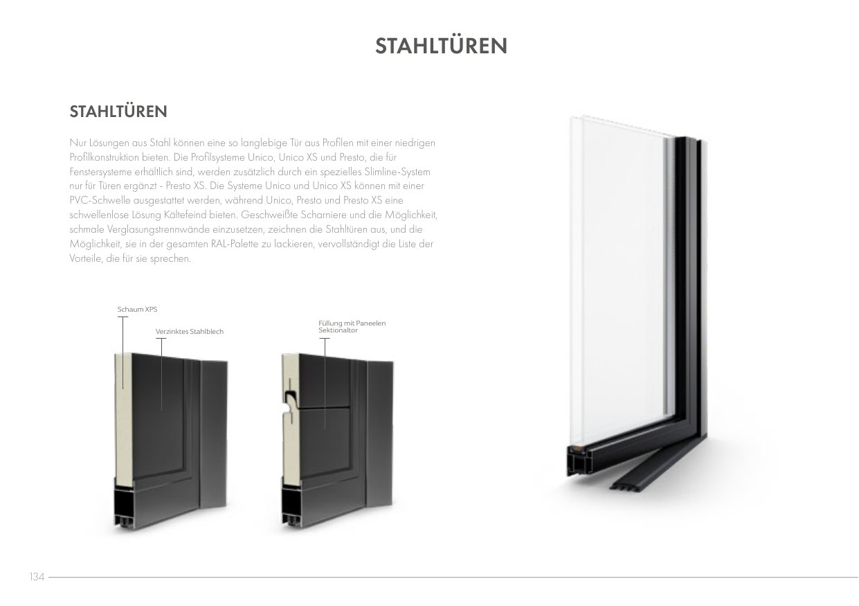 Stahltüren – Abbildung aus dem Produktkatalog